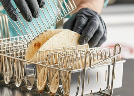 RAJ SS TACO FRYER BASKET