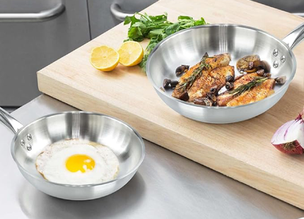 CHEFSET SS 18/10 FRY PAN W/O LID