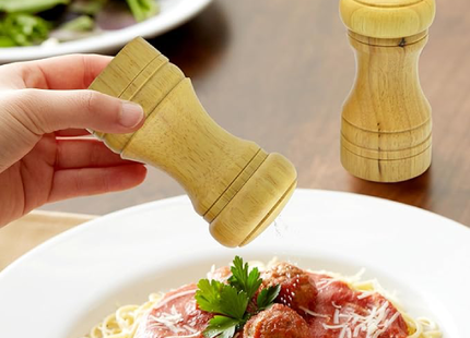 RAJ WOODEN SALT & PEPPER SET