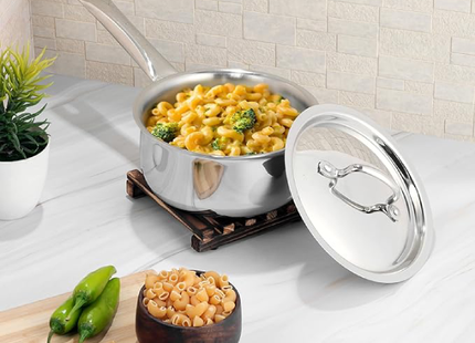VINOD SMART TRIPLY SAUCEPAN WITH LID