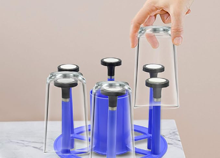 PLASTIC GLASS & SPOON STAND