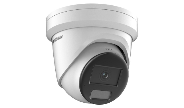 8 MP Smart Hybrid Light with Color Vu Fixed Turret Network Camera - 2.8mm - DS-2CD2387G2H-LIU