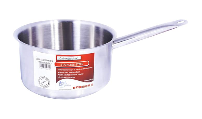 CHEFSET SS 18/10 SAUCEPAN W/O LID