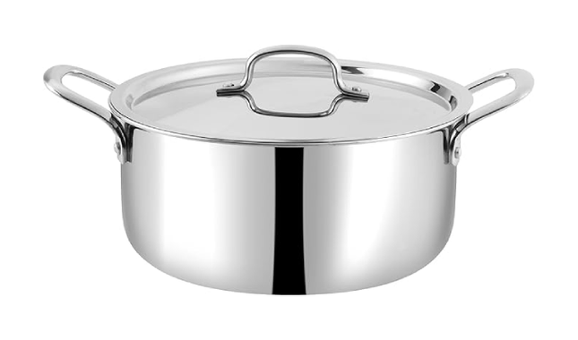 VINOD SMART TRIPLY CASSEROLE WITH LID