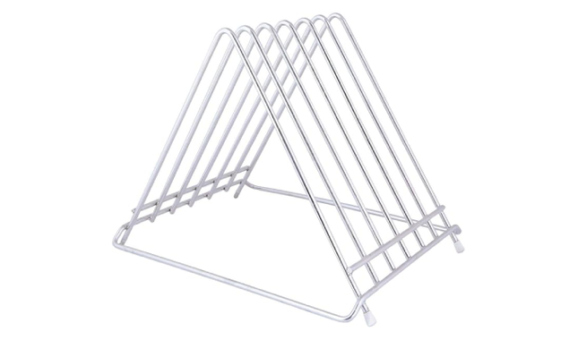 RAJ STEEL CUTTING BOARD STAND 6 PART TRIANGULAR