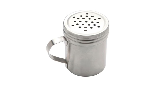 RAJ SPICE DISPENSER WITH HANDLE BIG HOLE