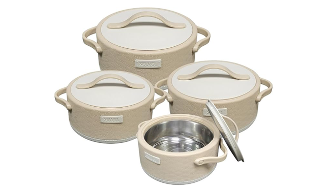 SELVEL ATLANTIC CASSEROLE 4PC (1000/1500/2000/3000)