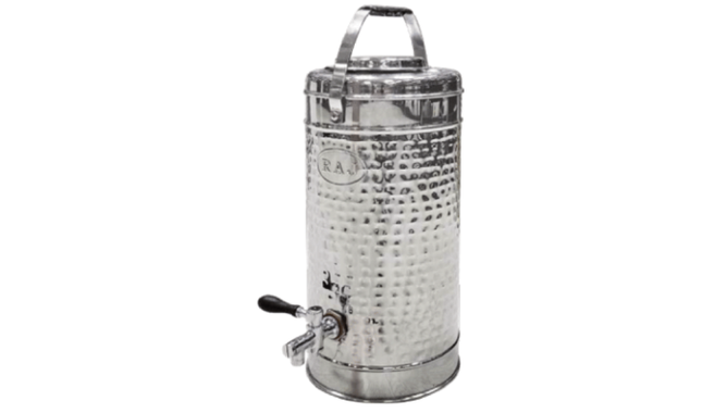 RAJ STEEL HAMMERED TEA URNS
