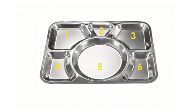 RK STEEL COMPARTMENT TRAY