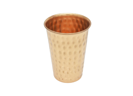 RAJ COPPER GLASS BEADED 8.5CM