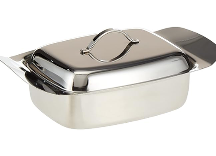 STEEL BUTTER DISH