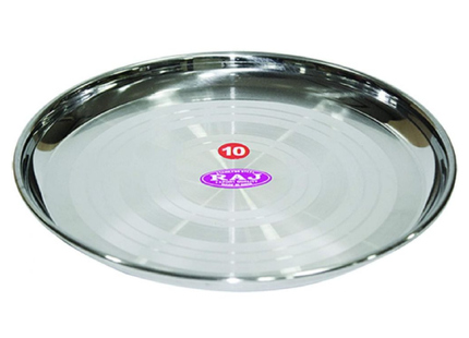 RAJ SILVER TOUCH CHINA PLATE