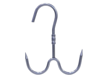 RAJ STEEL MEAT HOOK REVOLVING DOUBLE