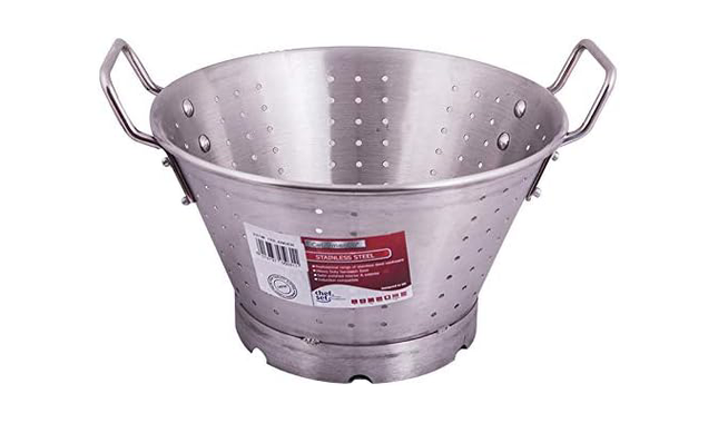 CHEFSET STEEL COLANDER WITH HANDLE