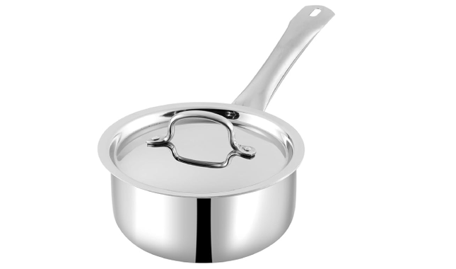 VINOD SMART TRIPLY SAUCEPAN WITH LID