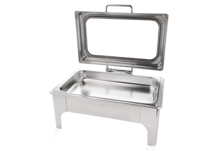 CHEFSET S/S HYDRAULIC RECT. CHAFING DISH 9LTR GL