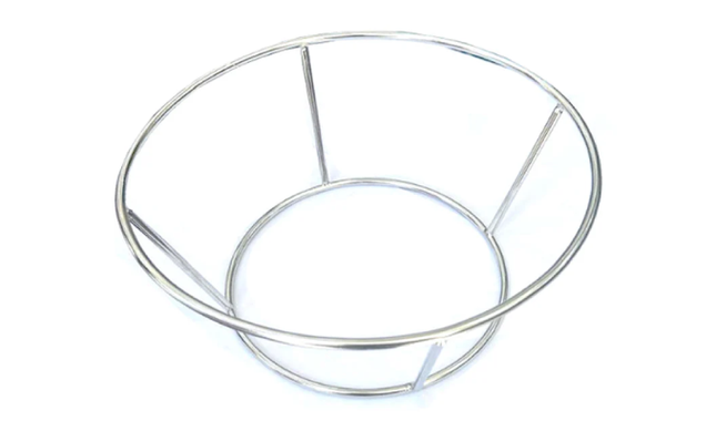 RAJ ROUND SS BUFFET STAND 20X24X18