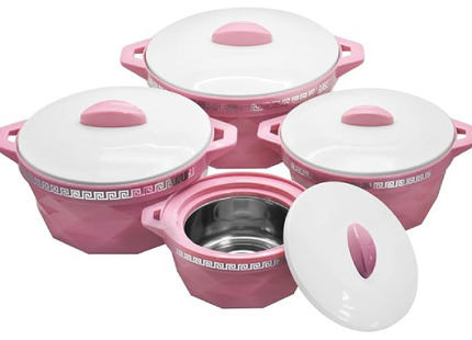 SELVEL DIAMOND CASSEROLE 4PC (1000/1500/2000/3000)