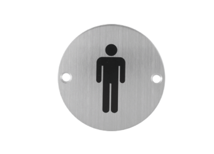 CATERING ROUND SIGN PLATE MAN