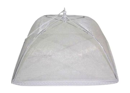 RAJ SQUARE WHITE NYLON FOOD COVER
