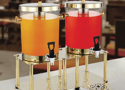 CHEFSET JUICE DISPENSER DOUBLE HAMMERED-2X8 LTR
