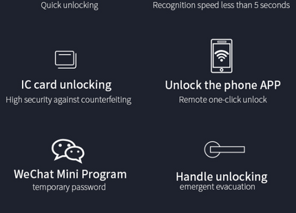 FACE PALM TUYA WIFI SMART LOCK MODEL ZH32