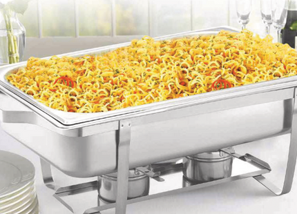 RAJ CHAFING DISH RECTANGLE 9 LTR X1